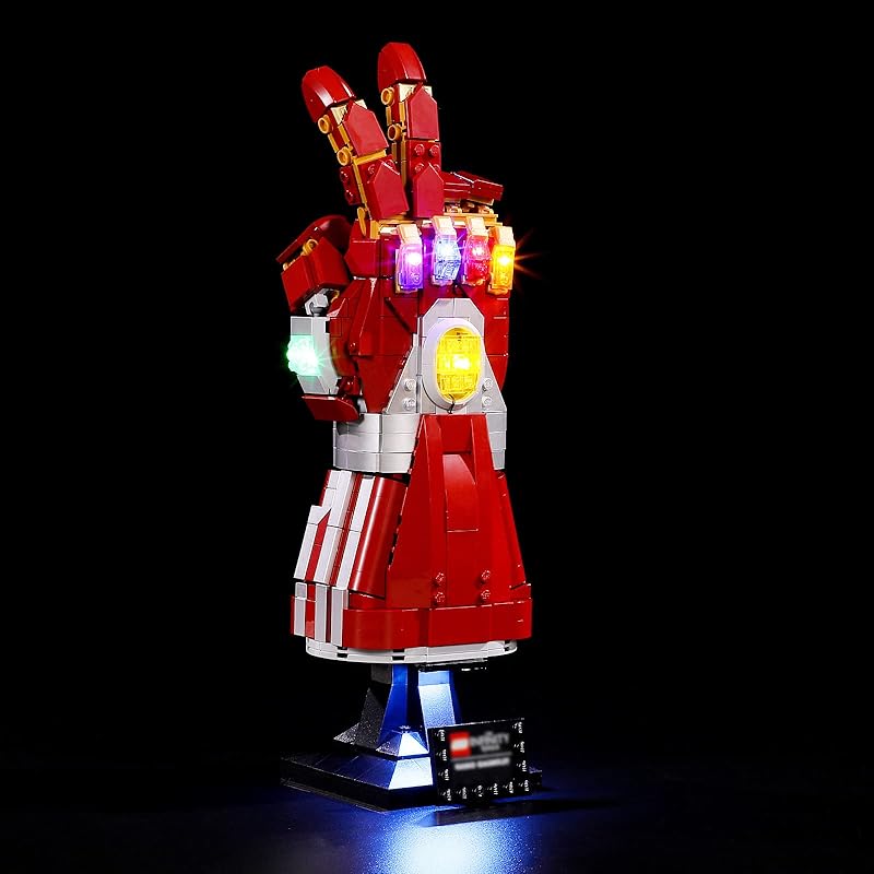 LIGHTAILING Led Light for Lego 76191 Infinity Gauntlet Building Blocks Model - NOT Included The Model Set 76223 Nano Gauntlet