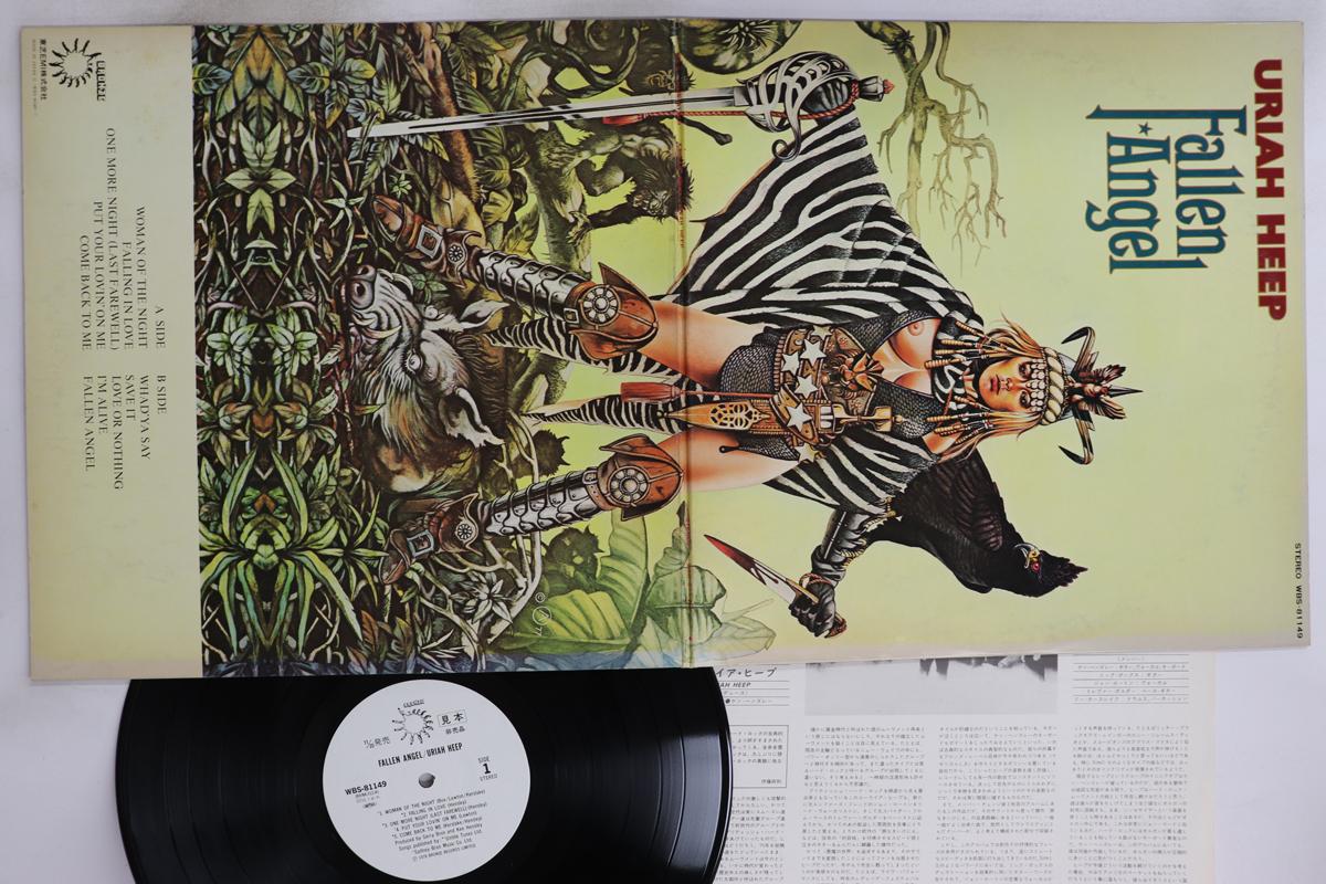 

LP Record URIAH HEEP - Fallen Angel WBS81149PROMO BRONZE 1978 Japan Rock Used