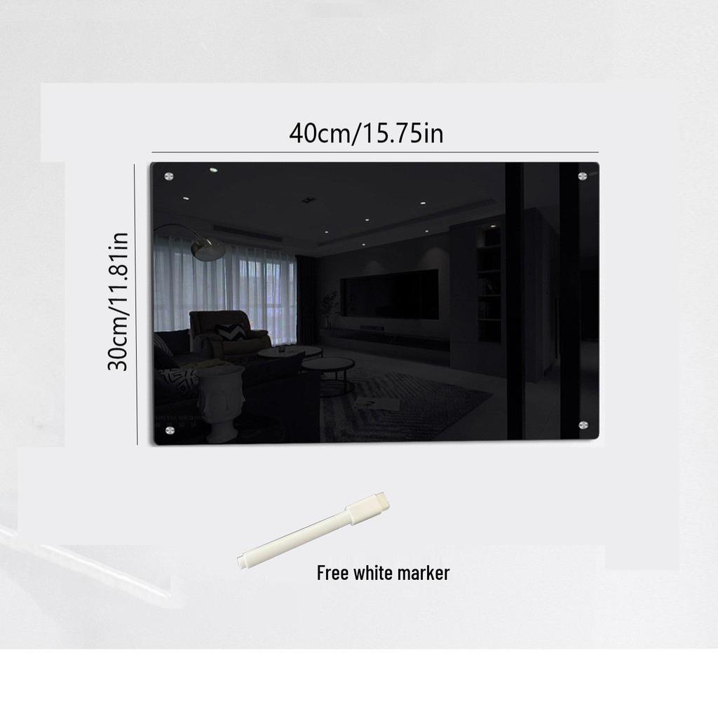 3D Magnetic Acrylic Erasable Note & Planner Board for Refrigerator