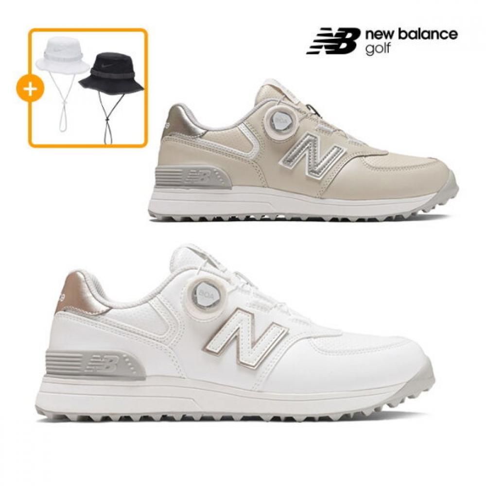 

New Balance Women S Golf ShoeS 2025 Wg 574b (white gold) 230
