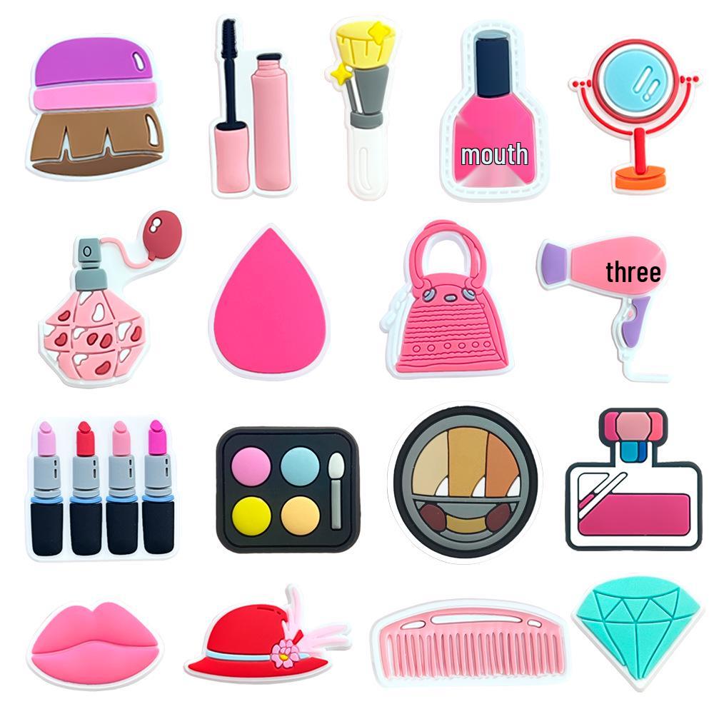 84 Exquisite Anime Shoe Charms: Soft Rubber Buckles for DIY Clogs and Cute Decorations