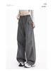 Korean Style Women's Casual Cargo Pants - Spring/Summer Straight Fit