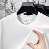 Summer High-end Brand Men's Short Sleeve Round Neck Fashionable Style Half Sleeved Top Breathable T-shirt