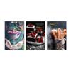 Food Poster and Print Cake Dessert Canvas Painting Wall Art Picture Kitchen Dining Room Restaurant Bakery Dessert Shop Decor