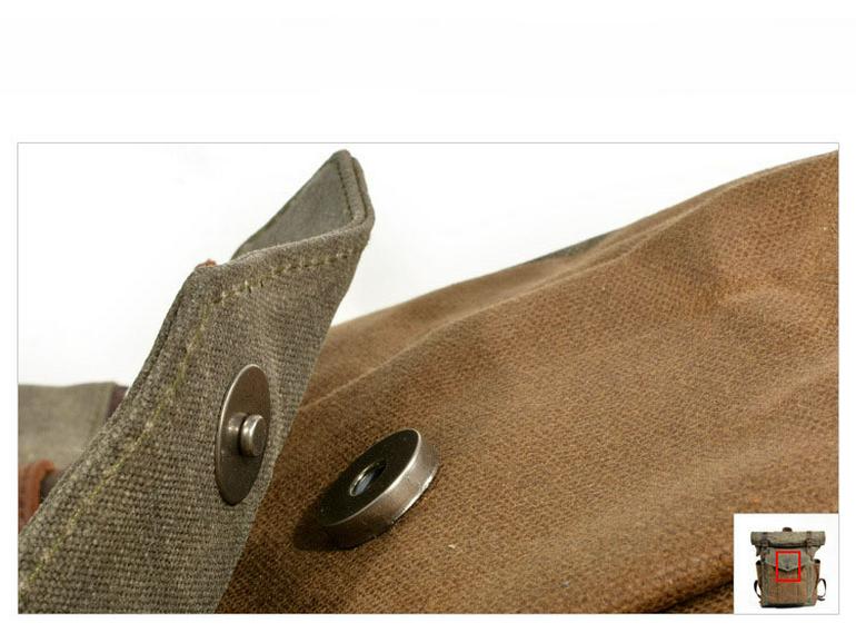 Unisex Retro Backpack: Oil Wax Canvas for Travel, Outdoor Sports, Mountaineering, and Laptop Use