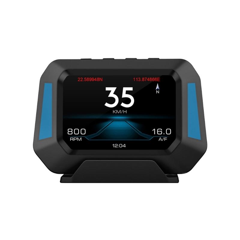 

GPS датчик уровня автомобиля OBD HUD проекционный дисплей светодиодный спидометр умный-цифровой сигнал превышения скорости вождения напоминание инклинометр