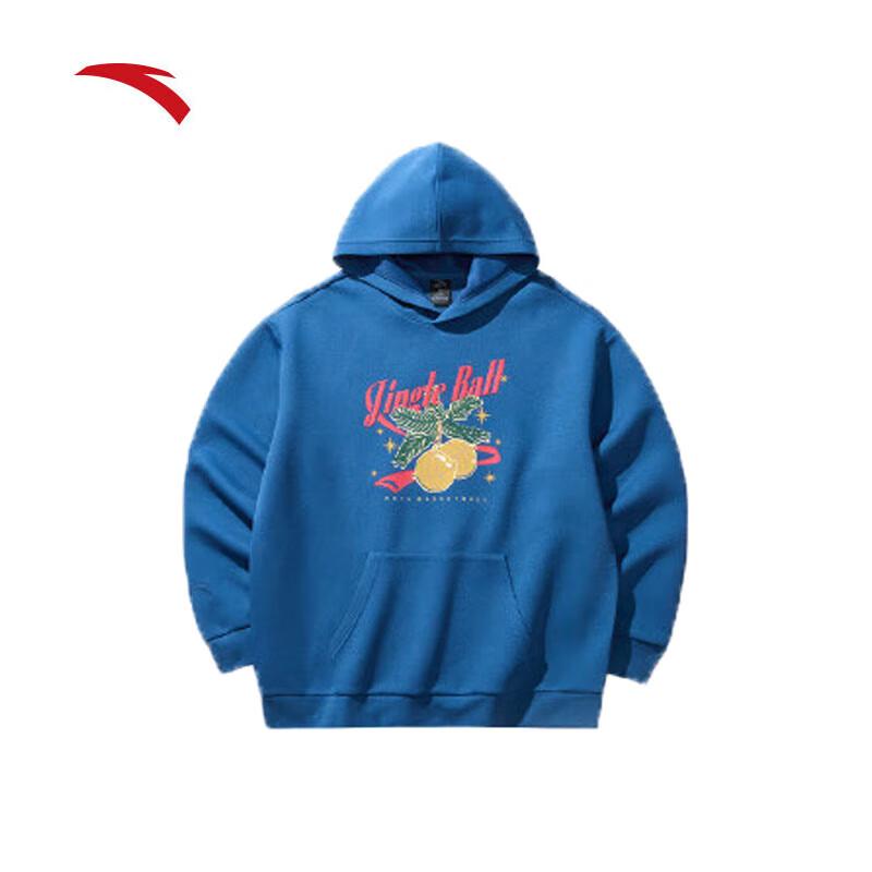 Anta Unisex Loose Fit Christmas Hooded Pullover 175/L