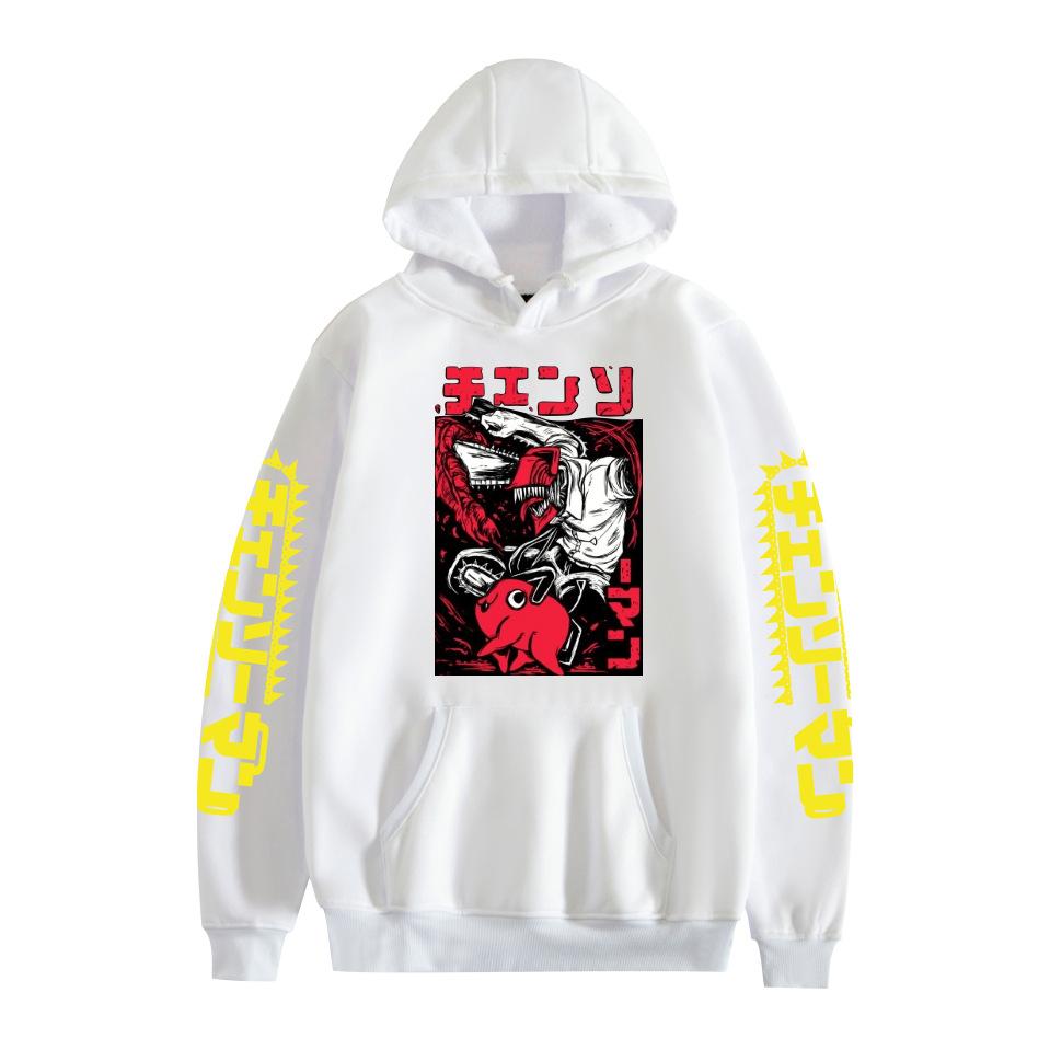 Chainsaw Man Hooded for Aldult Streetwear Hoodie Printed Unisex Hooded Pullover