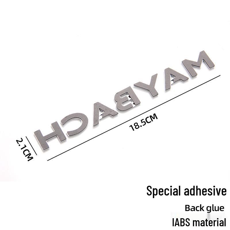 Mercedes-Benz Maybach S-Class Vito Rear Trunk Metallic Tail Sticker