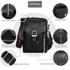 Leather Messenger Crossbody Sling Bag Shoulder Bag Travel Office Laptop Satchel Vintage Casual Business Work Outdoor Side Bag Gift for Men