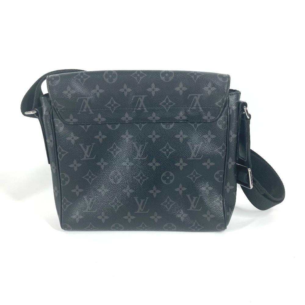 Louis Vuitton M45272 MonogramEclipse District PM bag flap crossbody Shoulder Bag