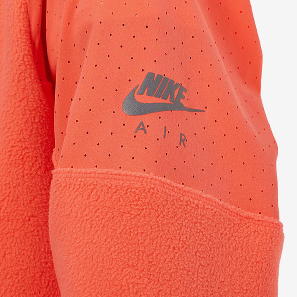Nike Fleece-Lined Half-Zip Training Sweatshirt Women Tops Orange CZ9147-854