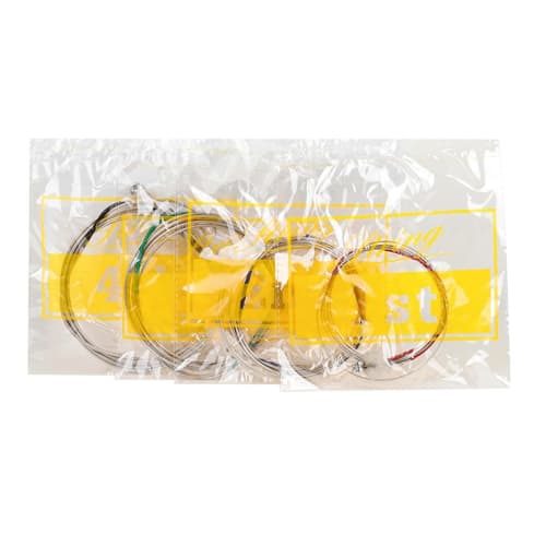 Adjivecct 4-Piece Set of Upright Bass Double Bass Strings, 4/4, 3/4, 1/2, 1/4, 1/8, Size 1, 2Rd, 3Nd, 4St Double Bass Strings