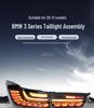 LED Dynamic Turn Signal & Dragon Scale DRL Taillight Assembly for BMW 3 Series G20/G28 (2019–2021)