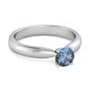London Blue Topaz Classic Solitaire Ring - 925 Sterling Silver
