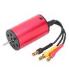 HH2440 4000kv Brushless Motor Lightweight for 1/18 RC Brushless Car/Ship Red Metal