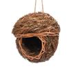 For Birds Nest Bird Cage Natural Grass Egg Cage Bird House Outdoor Decorative Weaved Hanging Parrot Nest Houses Pet Bedroom