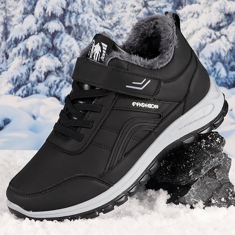 

Men s Winter Cotton Shoes: Warm, Plush, Old Beijing Style for Middle-Aged and Elderly. 42