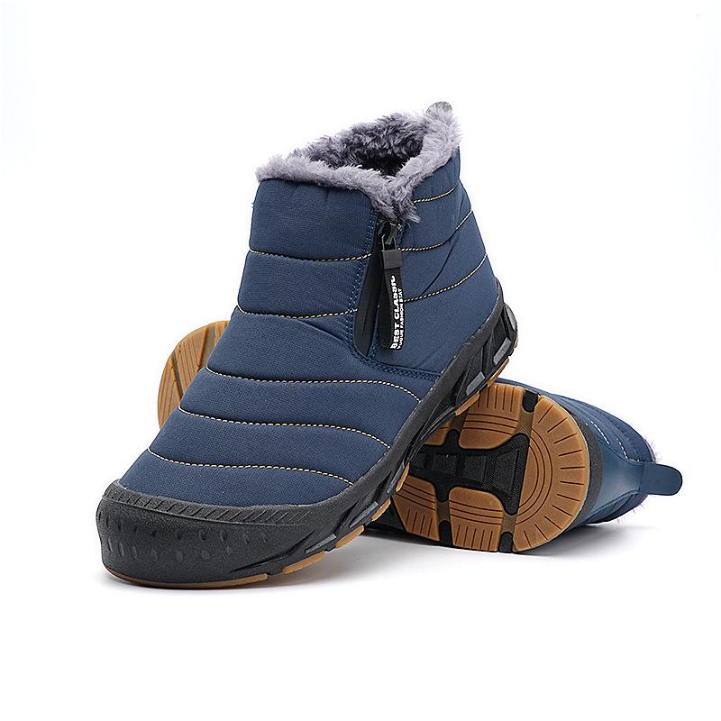 Unisex Winter Snow Boots - Warm, Non-slip, Mid-top, Velvet-lined