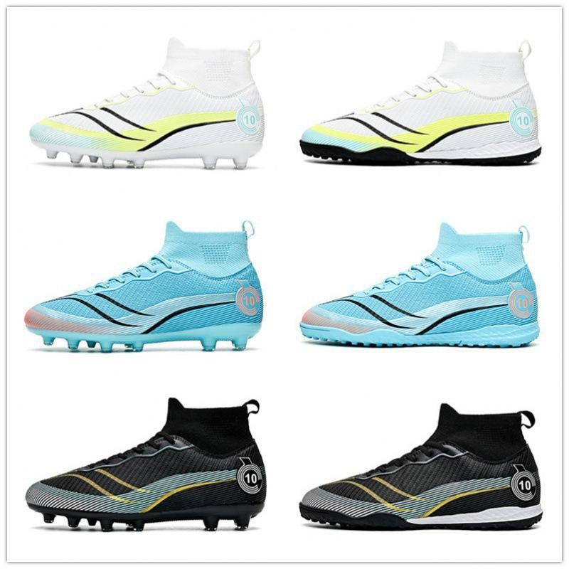 Teen Broken Training Match Broken Sneakers DingTalk High Top Soccer Shoes Male Student Female Spikes