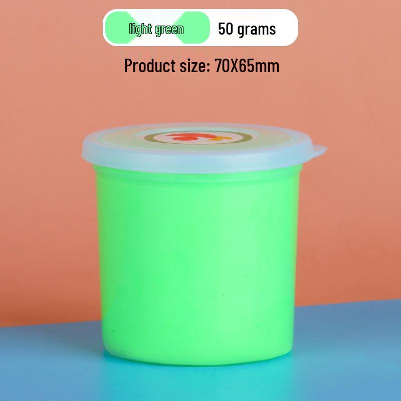 50g Large Jar Pack: Super Light Nontoxic Colored Clay for Kids' DIY Crafts and Toys