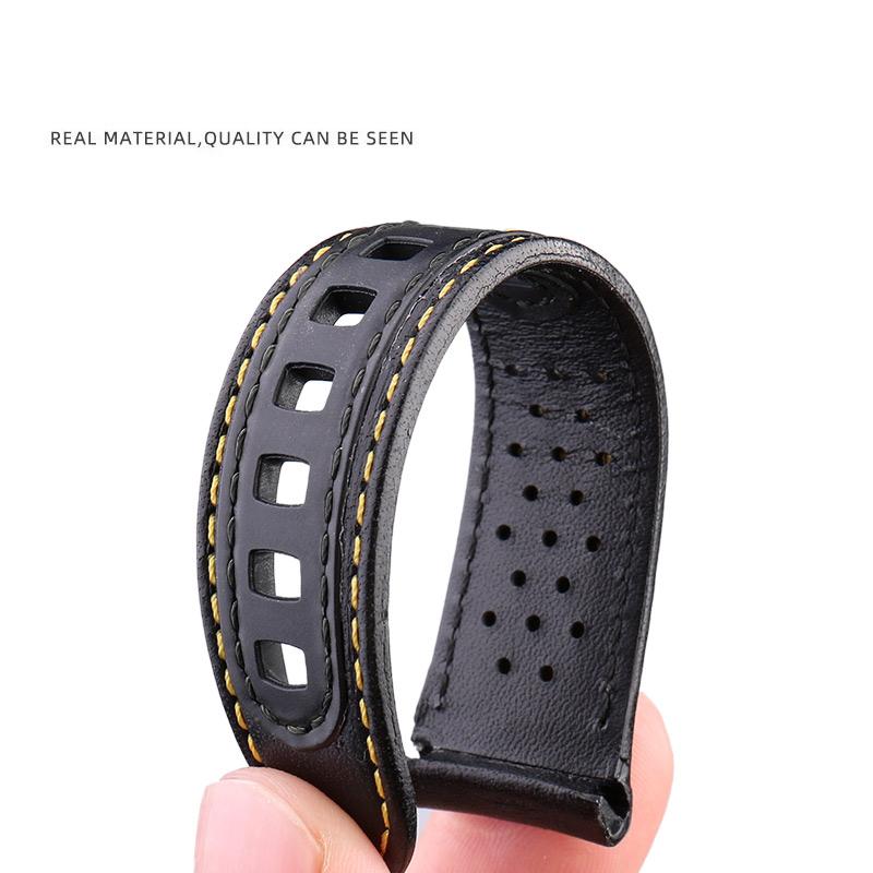 21mm Kalfsleer Horlogeband voor Omega Super Moon Dark Side Apollo 8 Serie Heren 311.92 Horlogeband Riem 311.92.44 Armband