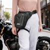 Bolsa de Pierna para Motocicleta Bolsillo Ajustable con Correa Extraíble Bolsas de Hombro y Muslo con Cremallera para Ciclismo Senderismo Viajes al Aire Libre Moto