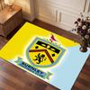 Burnley Football Print Crystal Velvet Rug, Comfortable Water Absorbent Non Slip Indoor Floor Carpet