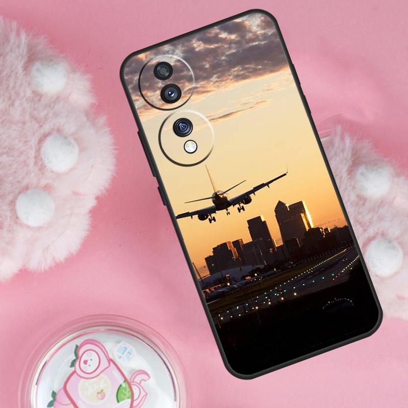 World Map Travel For Huawei Honor X8 X9a 50 70 Magic5 Pro P50 P20 P30 P40 Lite Nova 9 5T P Smart 2021 Case