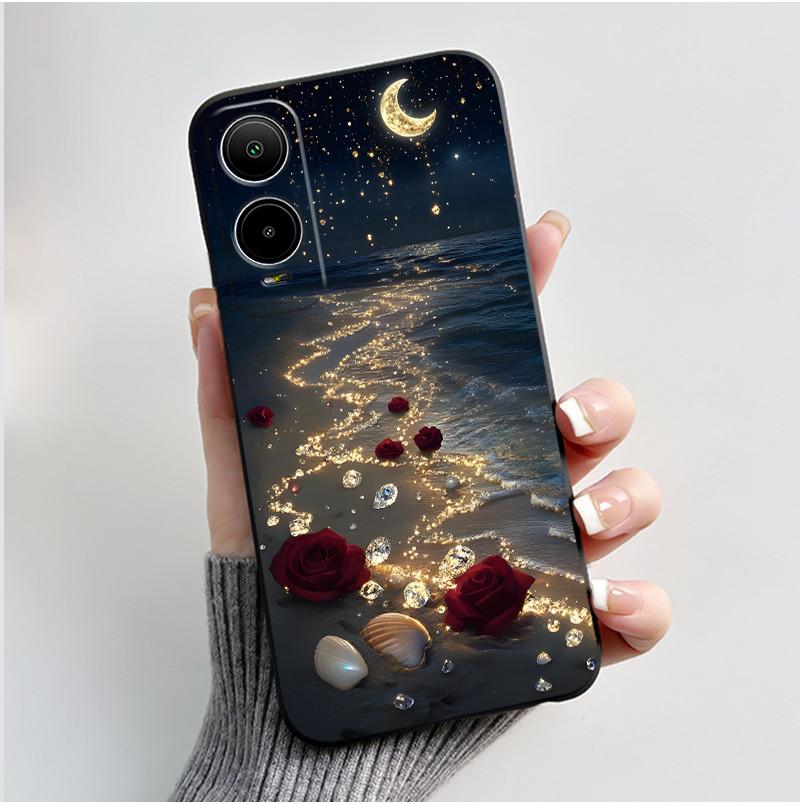 For Cricket Icon 6 Case AT&T Verge (SL219A) Back Cover Luxury Cute Heart Rabbit Funny Black Soft Silicone Protective Phone Case