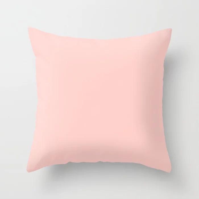 Modern Simple Solid Color Double-Sided Printed Pillow Cover Pillow Core Home Sofa Cushion Pillow Cover Premium