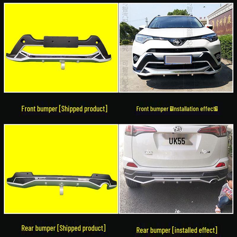 RAV4 2016-2019 Front & Rear Bumper Guard Decorative Accessories