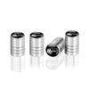 T304Pcs Car Tire Valve Caps Metal Wheel Dust Covers Accessories For Volkswagen VW R Polo Passat Rline Golf Tiguan Jetta GTI Touran