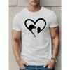 European Size Cats And Dogs Men's Short Sleeve T-shirt Summer T-shirt Top