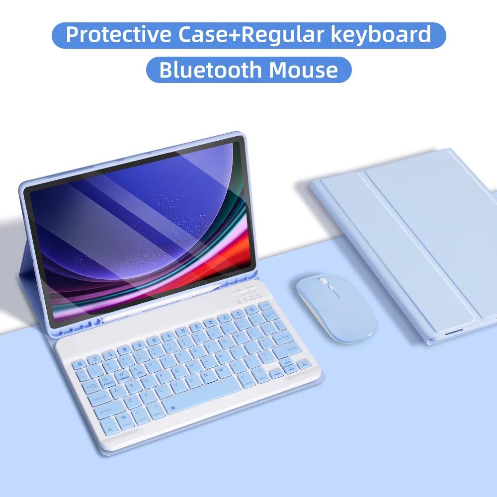 Keyboard Case for Samsung Galaxy Tab S10 Lite 10.9 Inch SM-X400 X406B Bluetooth Keyboard Cover for Tab S10 Lite Case Funda