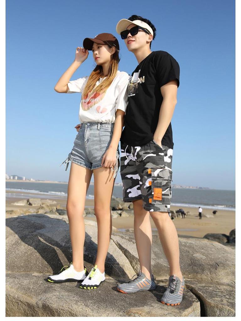 Spring/Summer Lightweight Non-slip Trekking & Cycling Shoes for Couples - Ideal for Outdoor Activities, Wading, Swimming, and Fishing