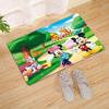 1pz Tappeto Area Mickey e Minnie, Tappetino Antiscivolo, Design Personaggio Cartone Animato, Morbido Velluto, Decorazione Stanza, Tappeto Interno Lavabile