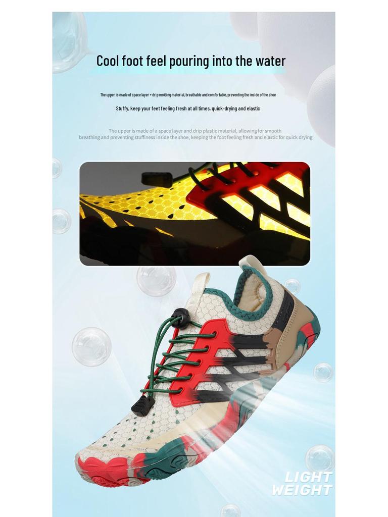 Unisex Sneldrogende Vijfvingerschoenen: Veelzijdig voor Wandelen, Strand, Fitness en Binnenactiviteiten