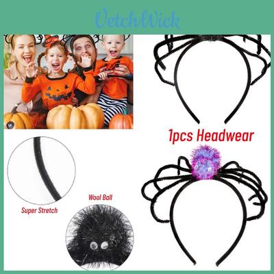 Halloween spinnenhoofdband, haarband, hoofddeksel, kostuumaccessoire, cool en uniek Halloween spinnendesign