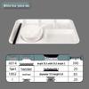 Ruhan Melamine 5-Compartment Divided Food Tray Set