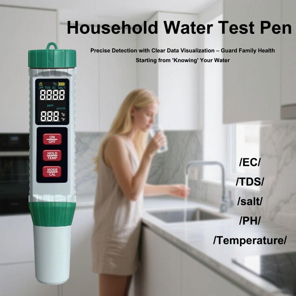 Waterproof Household Water Test Pen LCD Digital Display PH Tester  Disease Control Centers