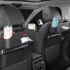 Multifunktionale Leder-Taschentuchbox Aufbewahrungsbox für die Rückseite des Autositzes Halter für Getränkebecher und Mobiltelefon für Citroen C1 C2 DS C4L VTS C-ELYSEE