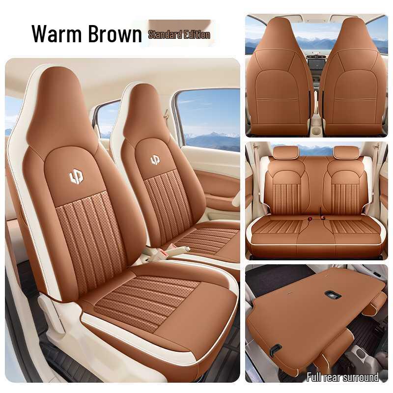 Leapmotor T03 2025 Autositzbezug - Light Enjoy Edition, Fun Share, Smart Enjoy, Ganzjahres-Vollabdeckungskissen