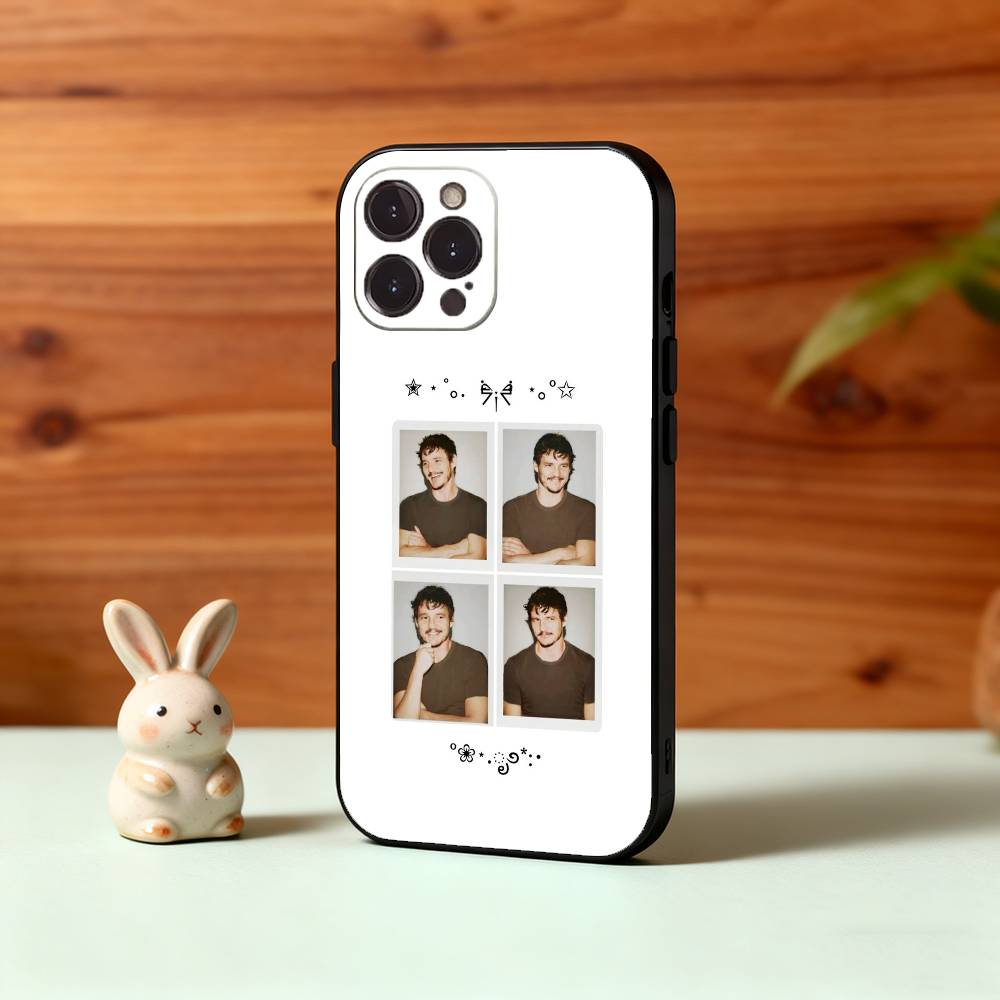 

Handsome Pedro Pascal Actor Phone Case For iPhone17,16,15,14,13,12,Plus,Pro Max, 5G Others Soft Black Cover iPhone17promax