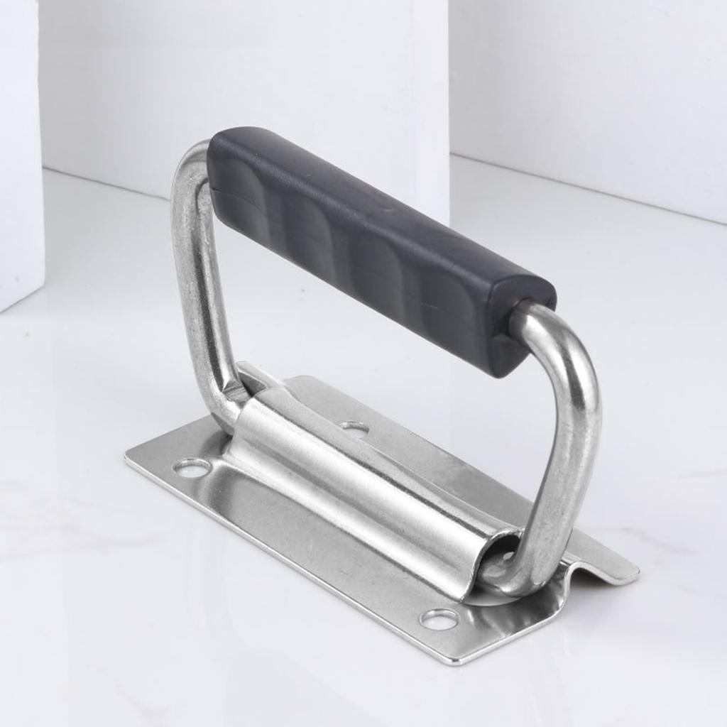 304 Stainless Steel Folding Handle Wood Box Handle Industrial Electric Cabinet Door Air Box Tool Equipment Box Handle