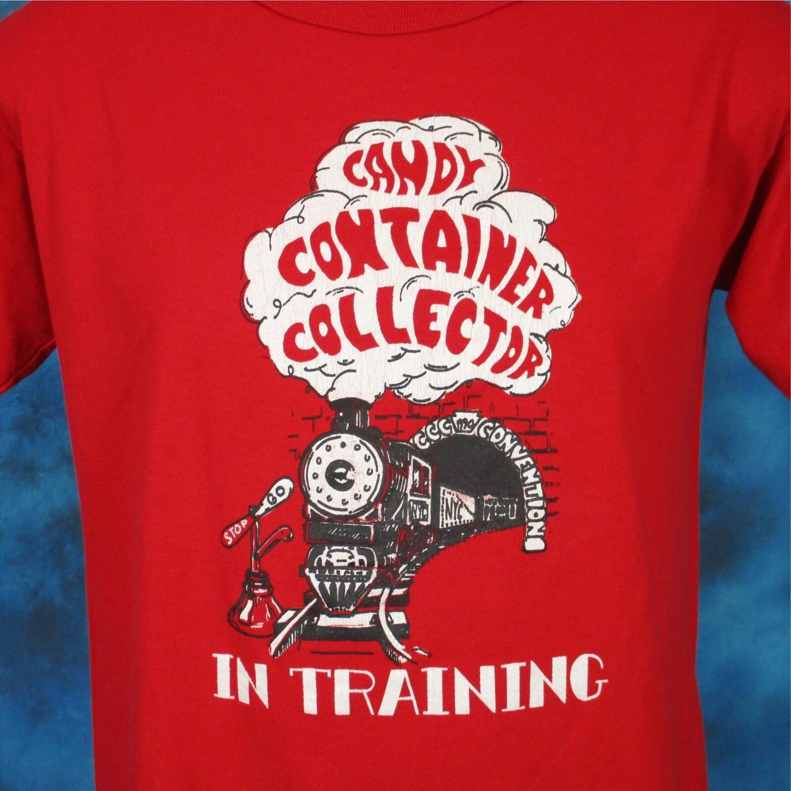 

vintage 80s CANDY CONTAINER COLLECTORS CONVENTION NYC T-Shirt S/M single stitch XL