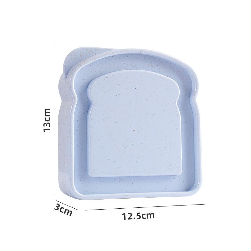 Toast Sandwich Lunch Boxes Reusable Snacks Container Food Storage Box For Kids School Office Work Travel And Outdoor Picnics