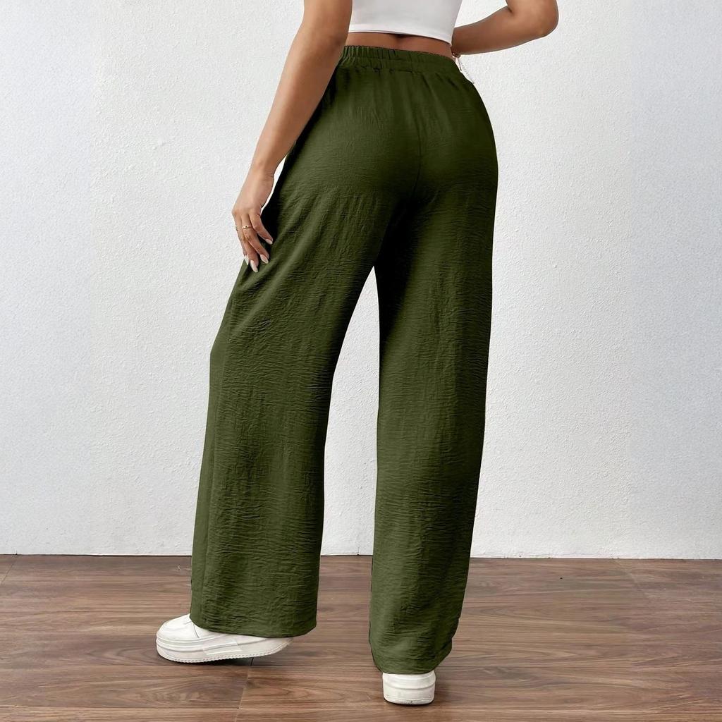 Women's Fashion Loose Casual Wide Leg Pants Casual Pants