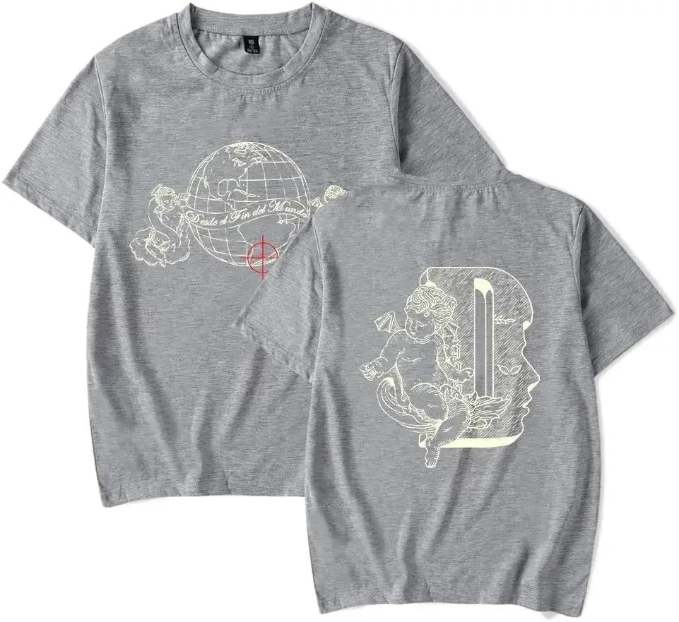 Streetwear Duki Tričko Dámské Unisex Ležérní Krátký Rukáv Cool Modo Dlablo Y2K Zábavné O-výstřih Harajuku bavlněná Trička Oversize Topy