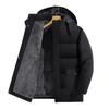 Dad's Winter Warm Plus Velvet Thick Cotton Jacket for Middle-Aged Men